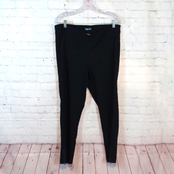 Vanhuesen  Tweed  Black Casual Pants Sz 16 Stretch - Picture 1 of 8